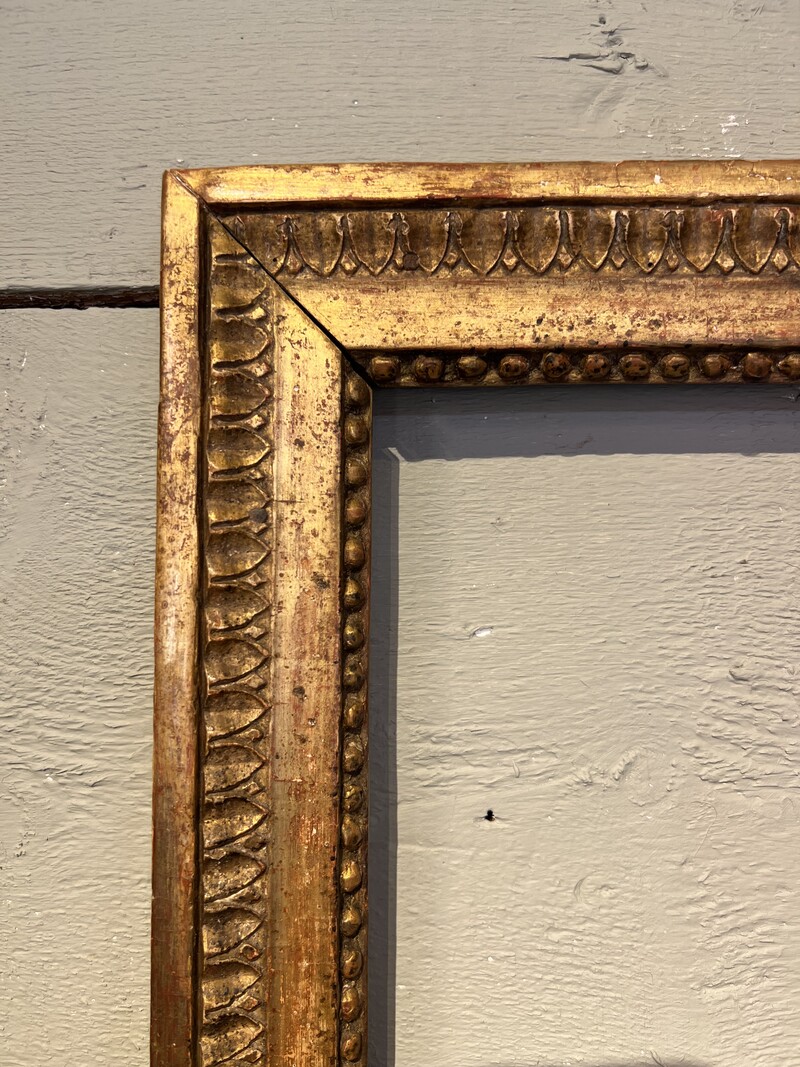 Gilded wooden frame Louis XVI 18th century