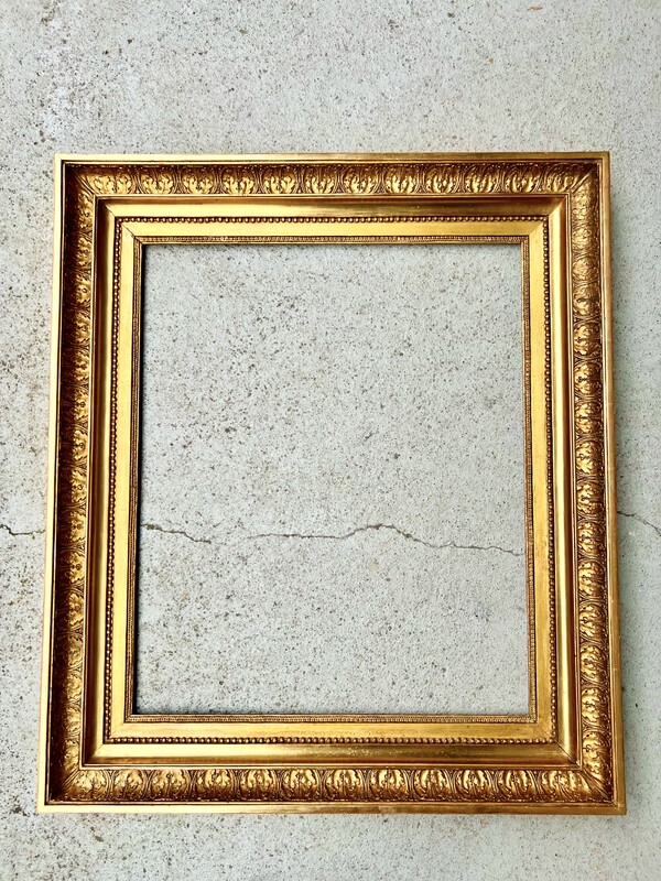 Late 18th century giltwood frame
