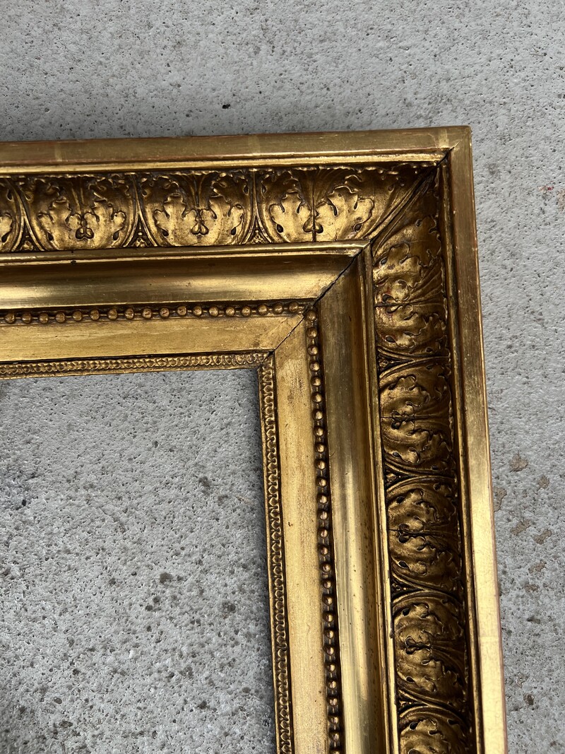 Late 18th century giltwood frame