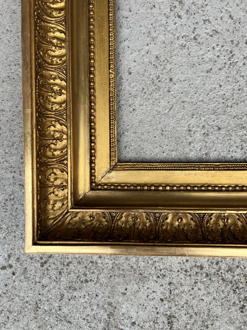 Late 18th century giltwood frame