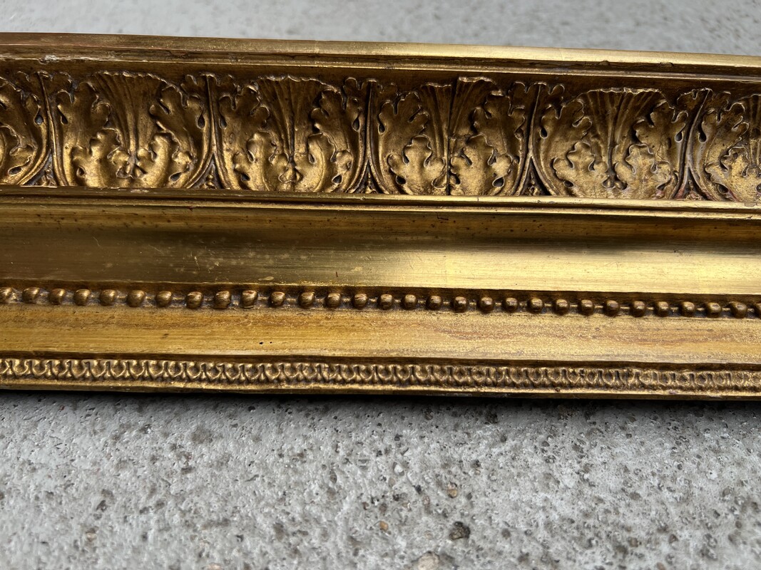 Late 18th century giltwood frame