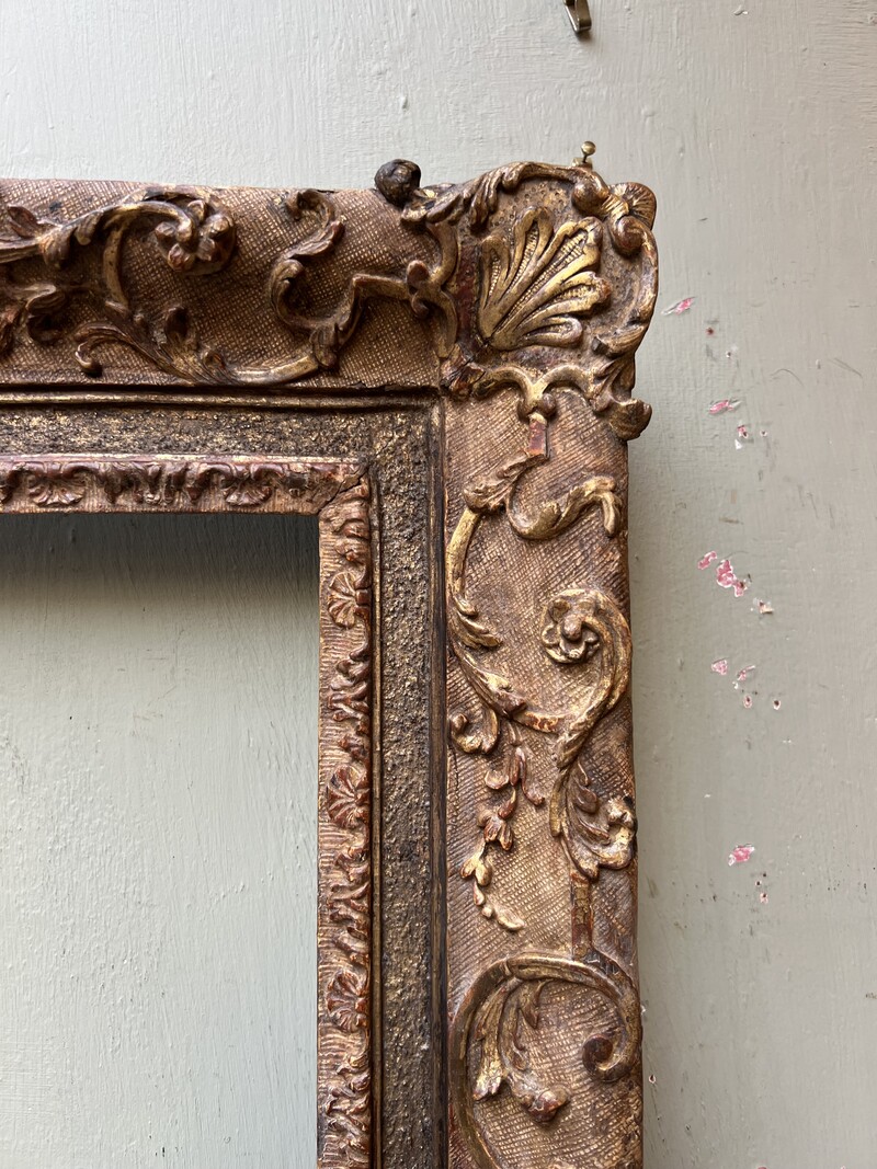 Louis XIV Giltwood Frame, 18th Century