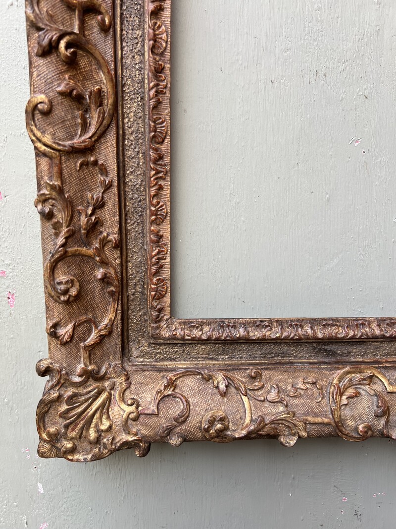 Louis XIV Giltwood Frame, 18th Century