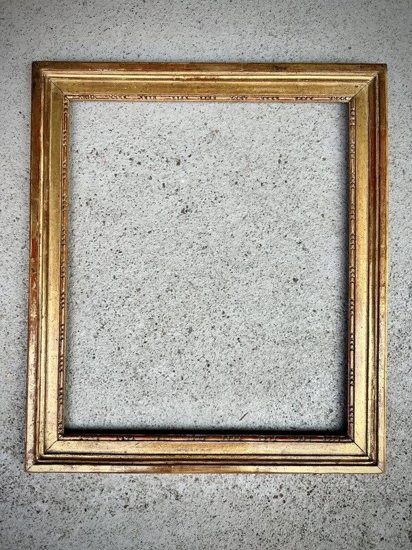 Louis XVI giltwood frame