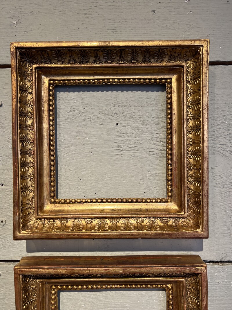 Pair of 19th Century gilded wood frames