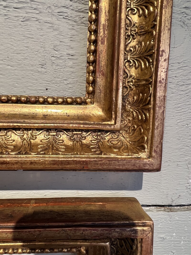 Pair of 19th Century gilded wood frames