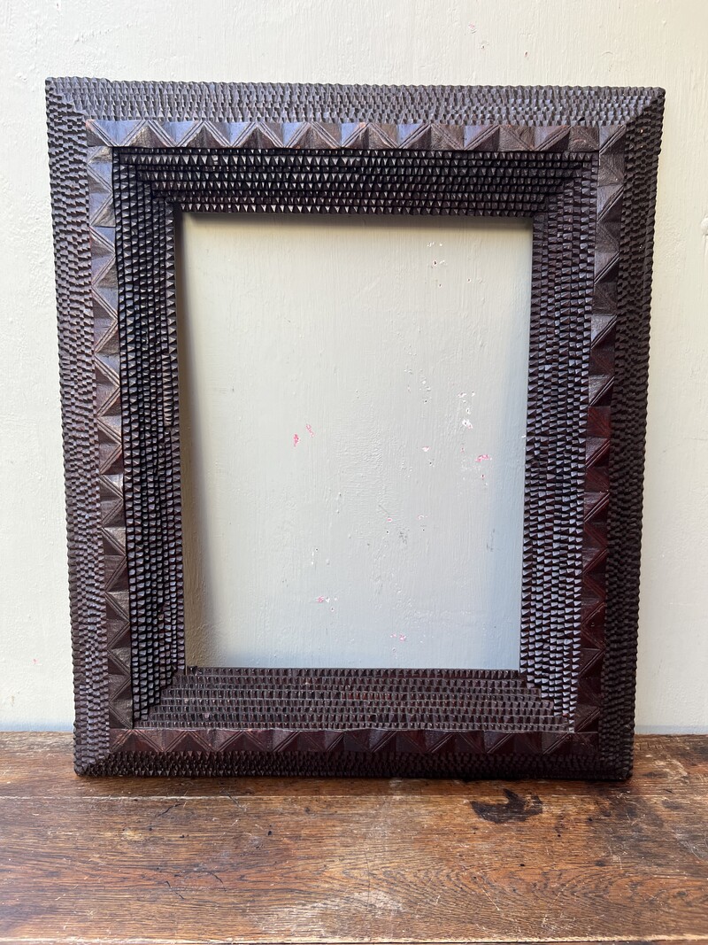 Pair of 19th-Century Tramp Art Frames