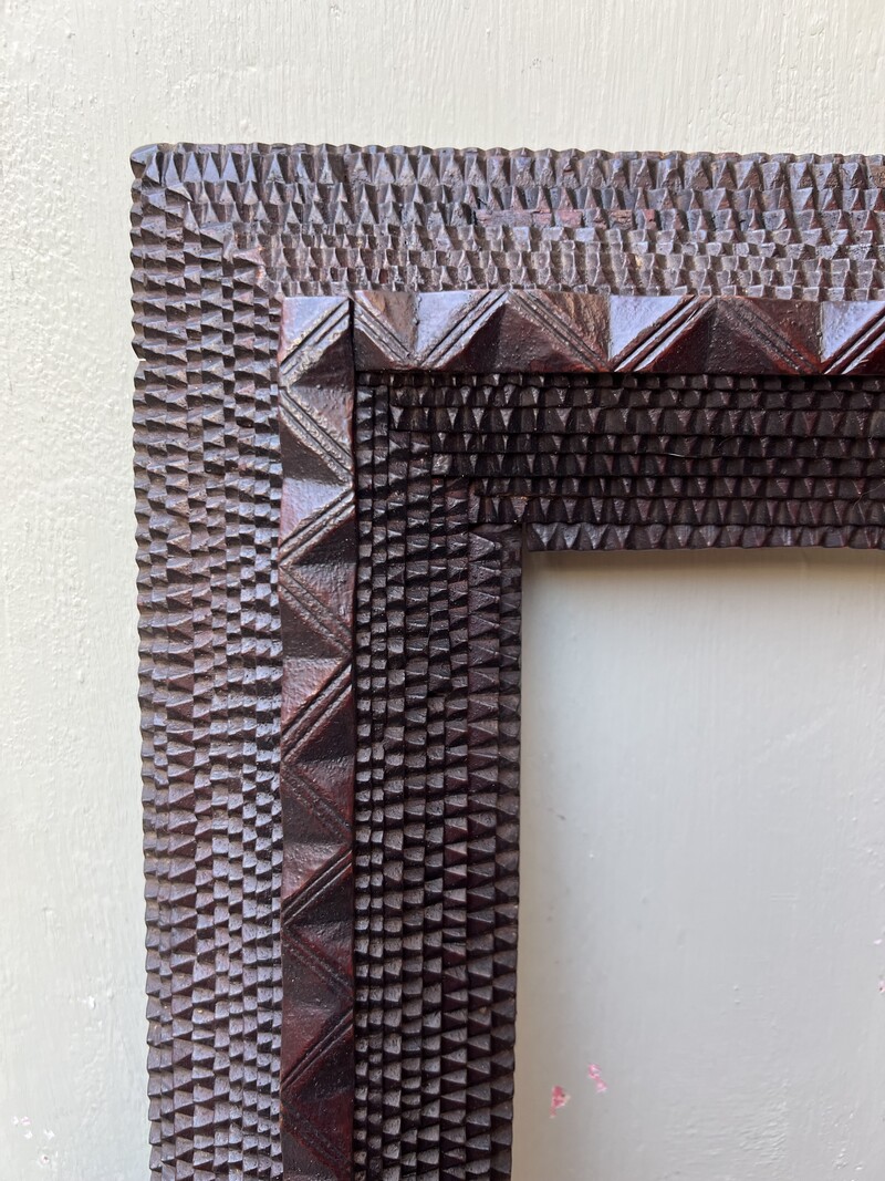 Pair of 19th-Century Tramp Art Frames