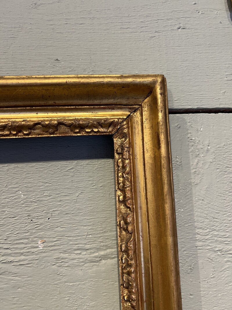 Pair of gilded wood frames Italy 18th century