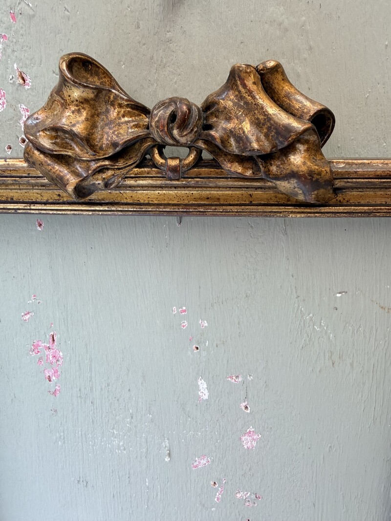 Pair of golden wooden frames from the 19th century