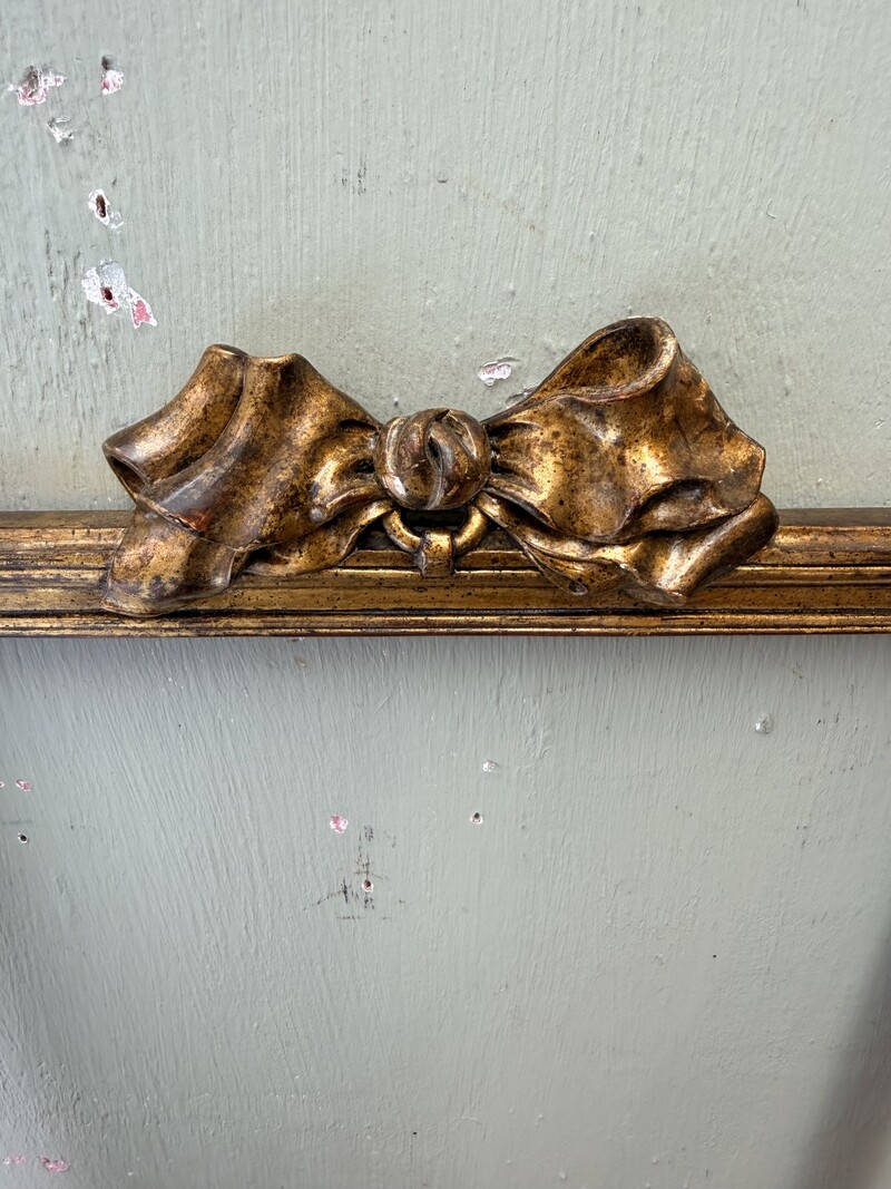 Pair of golden wooden frames from the 19th century