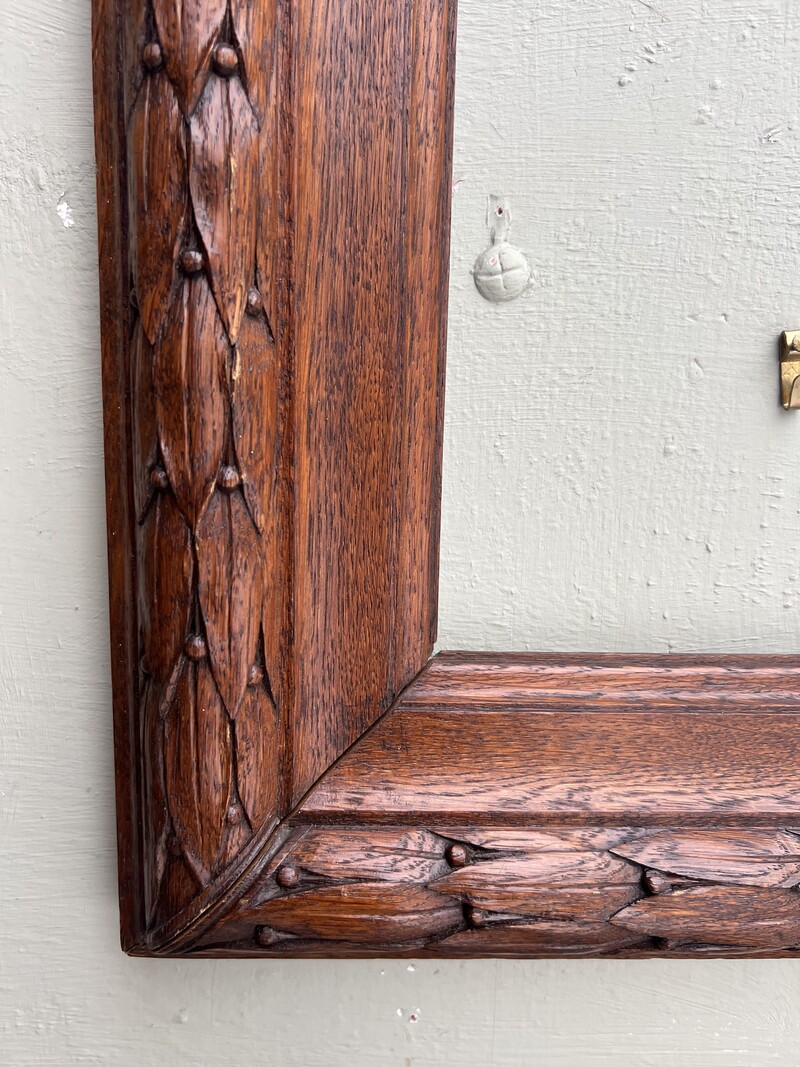Set of 3 oak frames, 1900