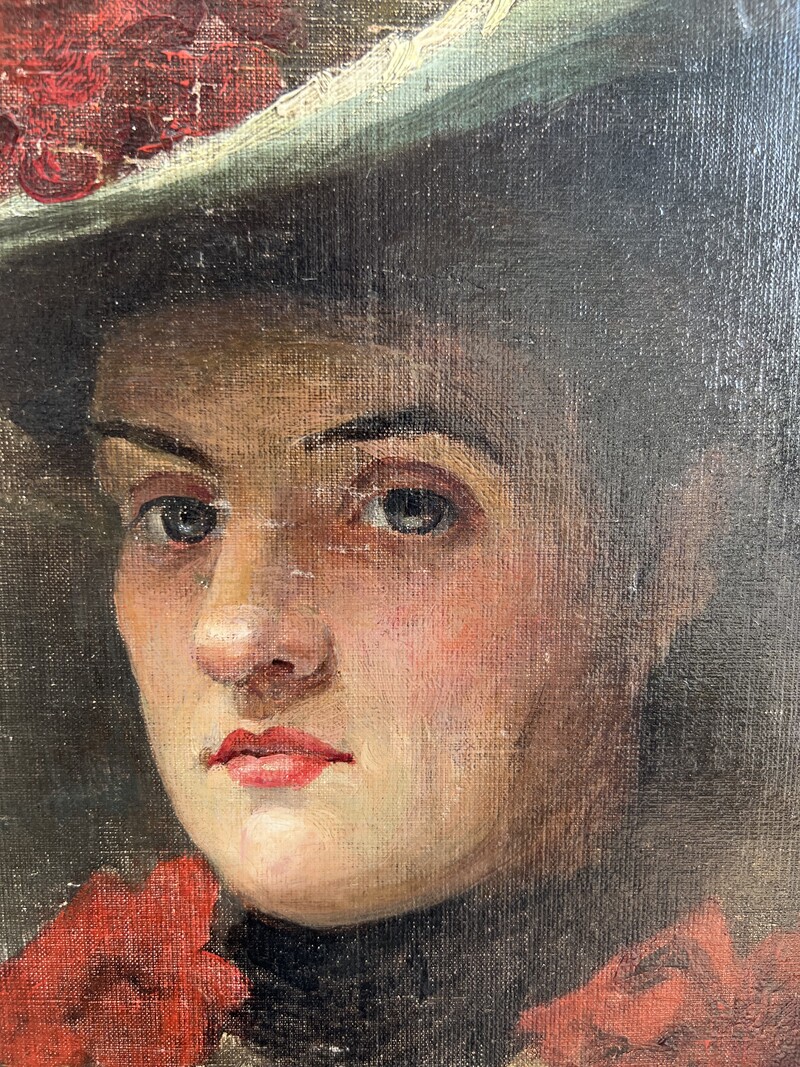 The Lady in the Hat Alphonse Moutte