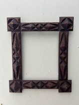 Tramp Art frame 19th century