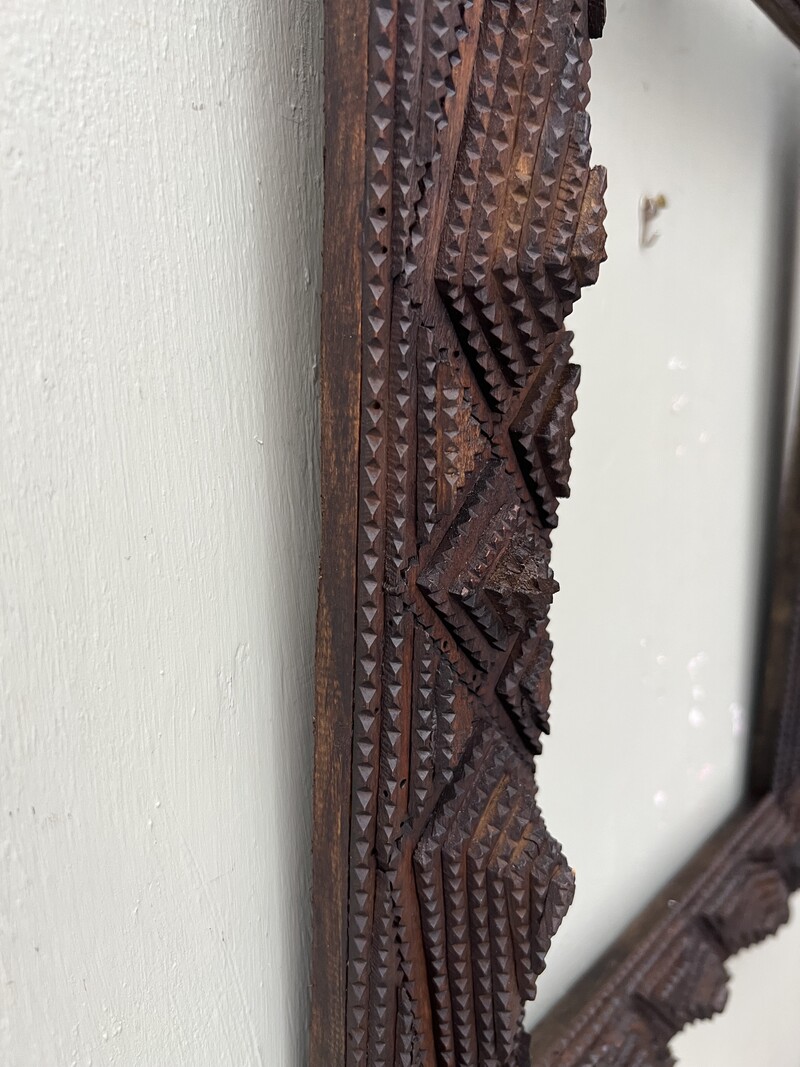Tramp Art frame 19th century