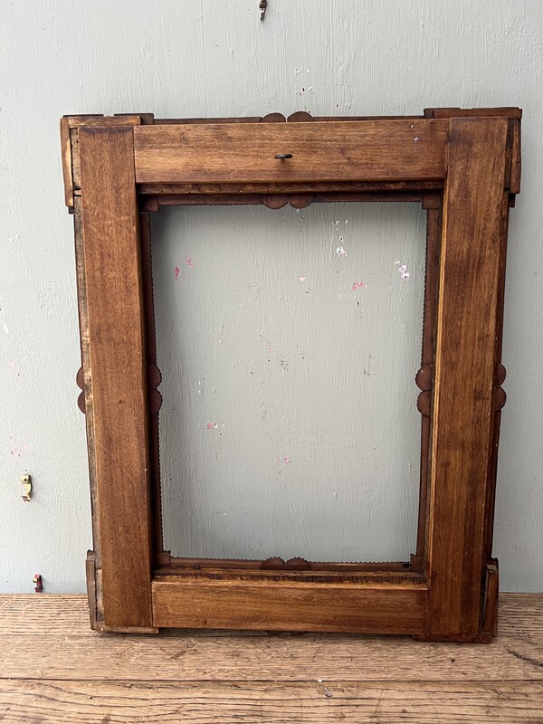 Tramp Art frame 19th century